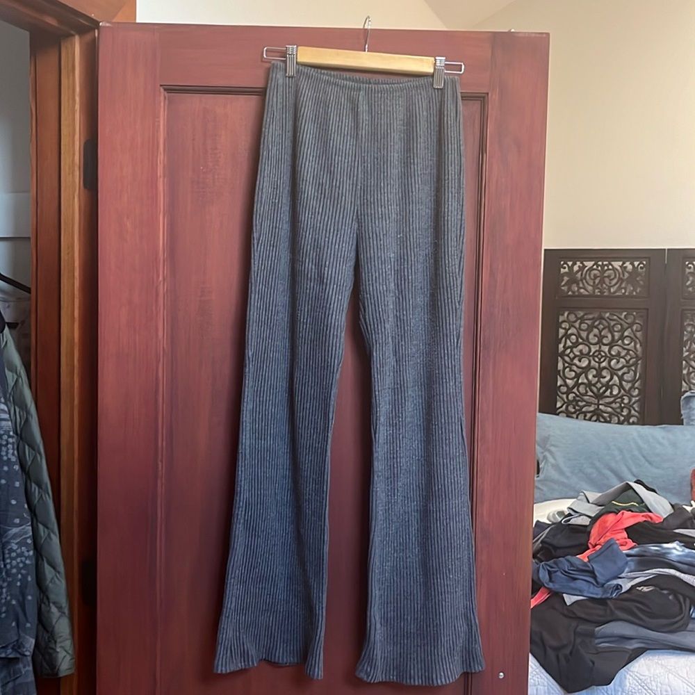 Joah Brown flared pants grey